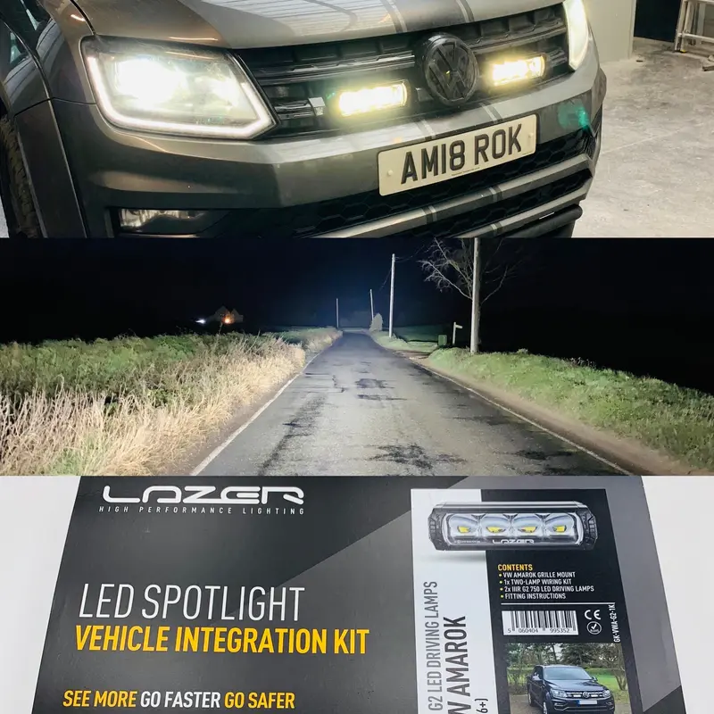 Amarok V6 2016 + Lazer Triple R 750 Gen 2 High Performance Led Spotlights 1