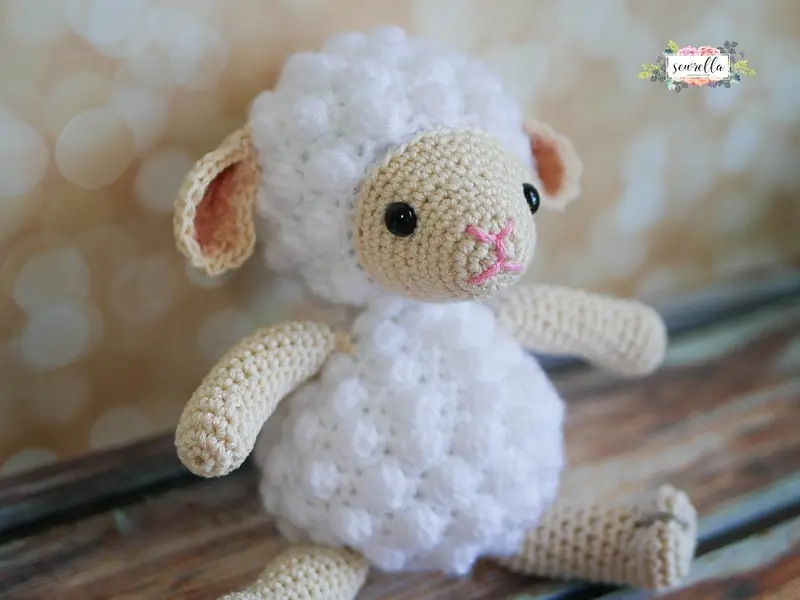 Amigurumi Crochet Lamb Toy Kit 1