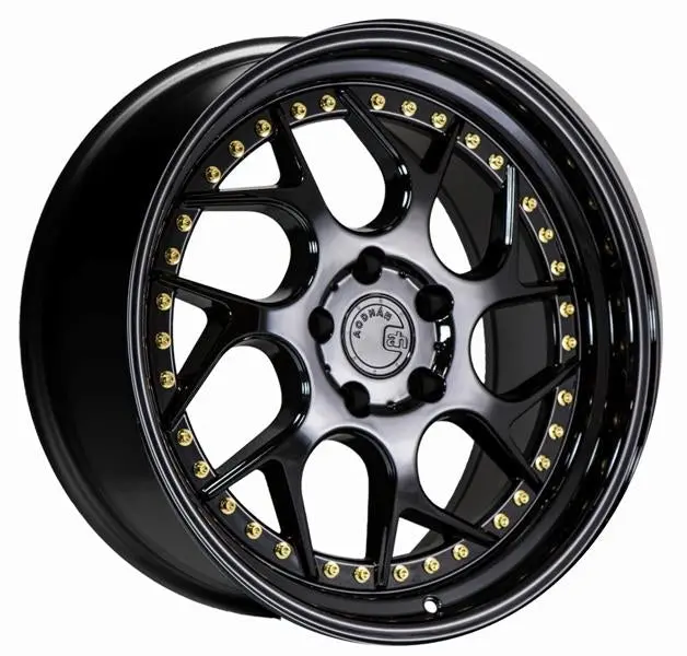 Aodhan Ds01 Gloss Black (Gold Rivet) 1
