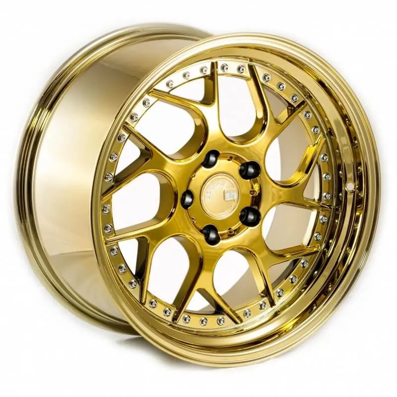 Aodhan Ds01 Gold Vacuum W/ Chrome Rivets 1