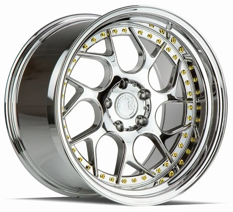 Aodhan Ds01 Vacuum Chrome W/ Gold Rivets 1