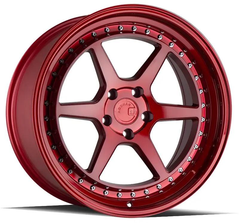Aodhan Ds09 Candy Red W/ (Chrome Rivets) 1
