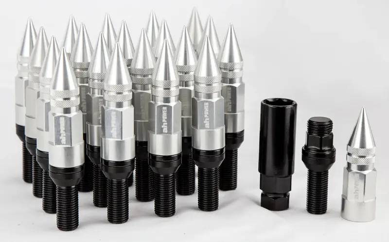 Aodhan Spiked Lug Bolts Lb118 - Chrome 1
