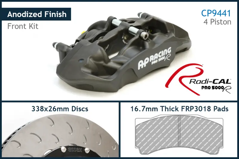 Ap Racing By Essex Radi-Cal Competition Brake Kit (Front Cp9441/338Mm) - Honda S2000 (2000-2005) 1