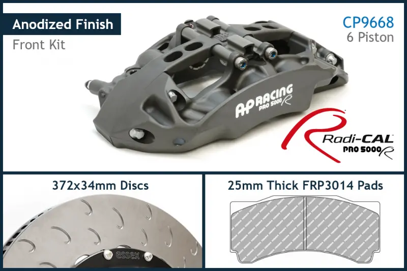 Ap Racing By Essex Radi-Cal Competition Brake Kit (Front Cp9668/372Mm) - Subaru Wrx/Sti 1