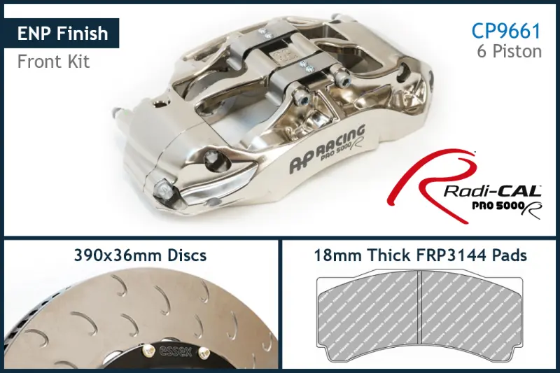 Ap Racing By Essex Radi-Cal Enp Competition Brake Kit (Front 9661/390Mm)- Porsche 992 Turbo / Turbo S / Carrera Gts / 991 Various 1