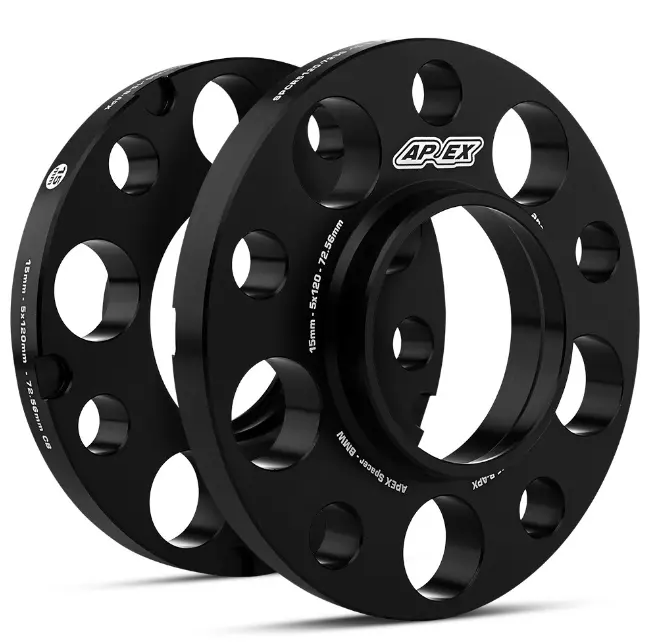 Apex 15Mm Bmw/Gr Supra 5X112mm Spacer Kit - Black 1