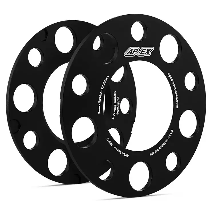 Apex 5Mm Porsche Spacer Kit - Black 1