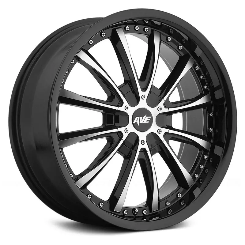 Avenue A611 Gloss Black Machined 1