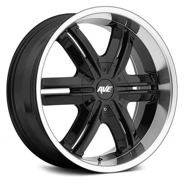 Avenue A612 Gloss Black Machined 1