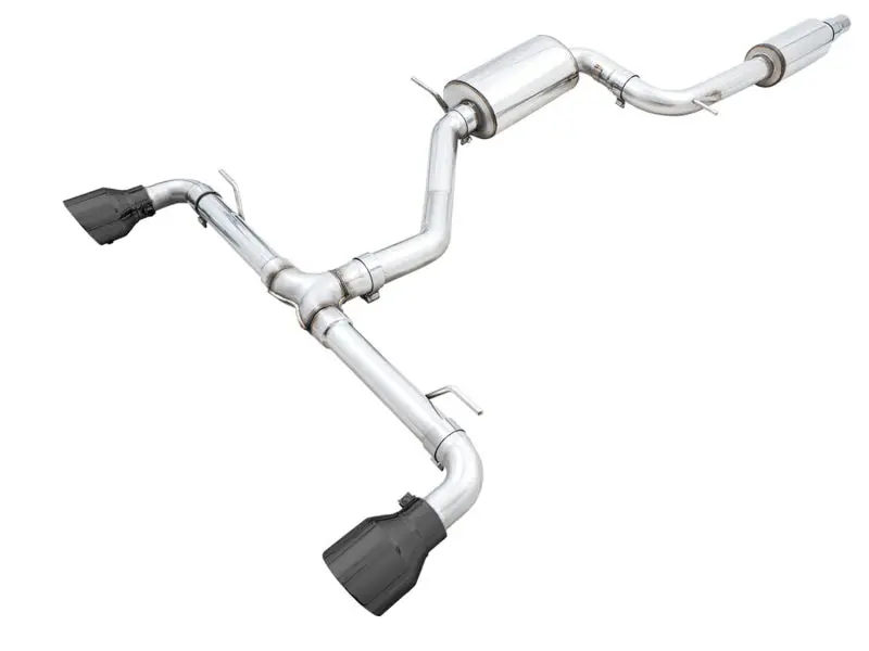 Awe 2022 Vw Gti Mk8 Touring Edition Exhaust - Diamond Black Tips 1