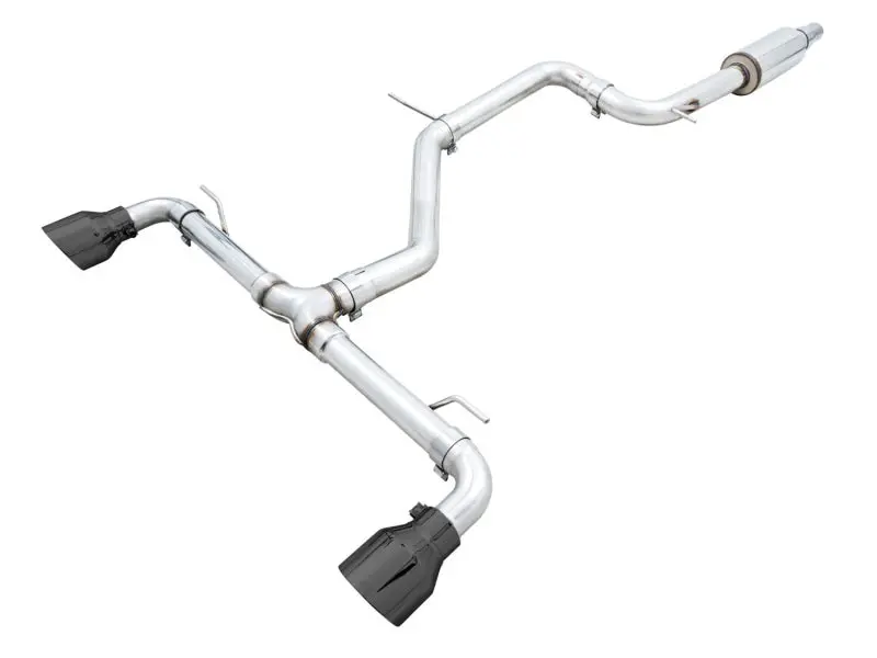 Awe 2022 Vw Gti Mk8 Track Edition Exhaust - Diamond Black Tips 1