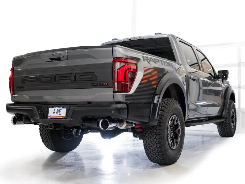 Awe Gen 3 Raptor R Switchpath Exhaust - Chrome Silver Tips 2