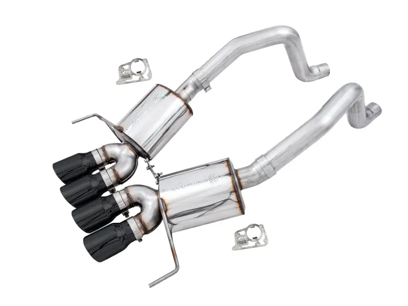 Awe Tuning 14-19 Chevy Corvette C7 Z06/Zr1 Touring Edition Axle-Back Exhaust W/Black Tips 1