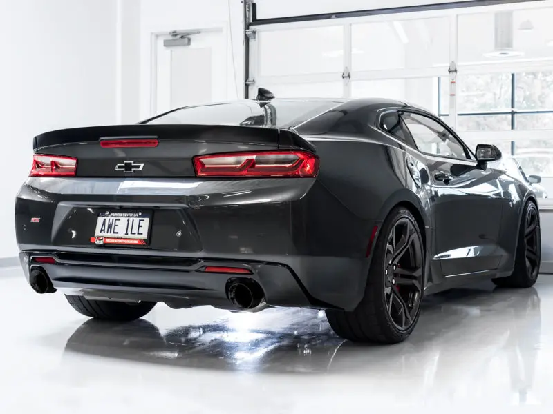 Awe Tuning 16-19 Chevrolet Camaro Ss Axle-Back Exhaust - Touring Edition (Diamond Black Tips) 2