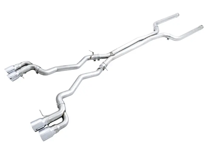 Awe Tuning 18-19 Bmw M5 (F90) 4.4T Awd Cat-Back Exhaust - Track Edition (Chrome Silver Tips) 1