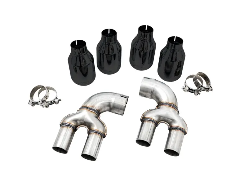 Awe Tuning 2019+ Bmw M340i (G20) Oe-Config-To-Quad Tip Conversion Kit - Diamond Black Tip 1