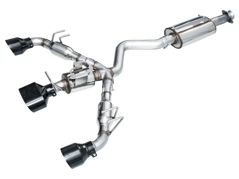 Awe Tuning 2023+ Toyota Gr Corolla Touring Edition Exhaust - Diamond Black Tips 1