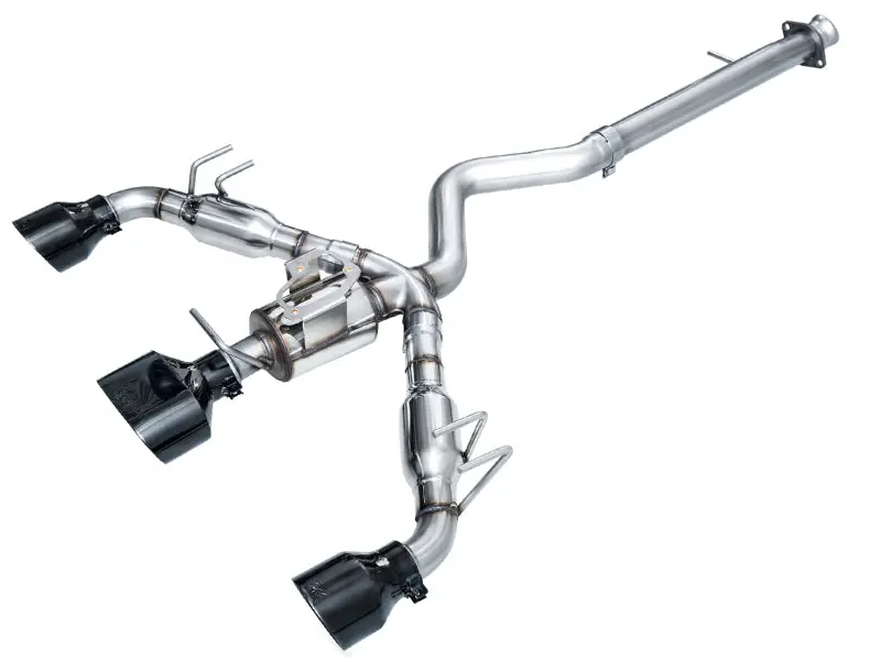 Awe Tuning 2023+ Toyota Gr Corolla Track Edition Exhaust - Diamond Black Tips 1