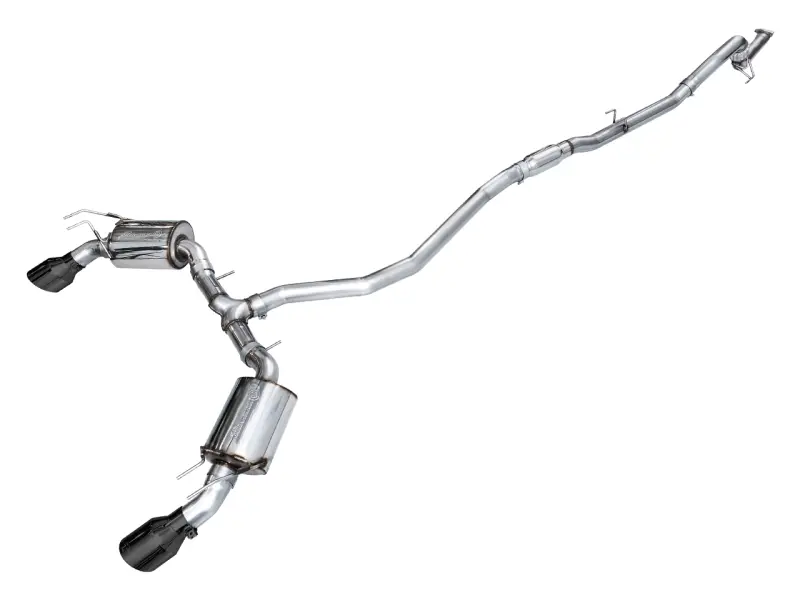 Awe Tuning 22+ Honda Civic Si/Acura Integra Touring Edition Catback Exhaust - Dual Diamond Black Tip 1