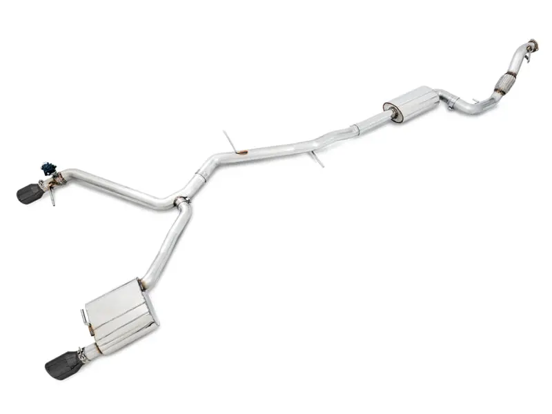 Awe Tuning Audi B9 A5 Switchpath Exhaust Dual Outlet - Diamond Black Tips (Includes Dp And Remote) 1