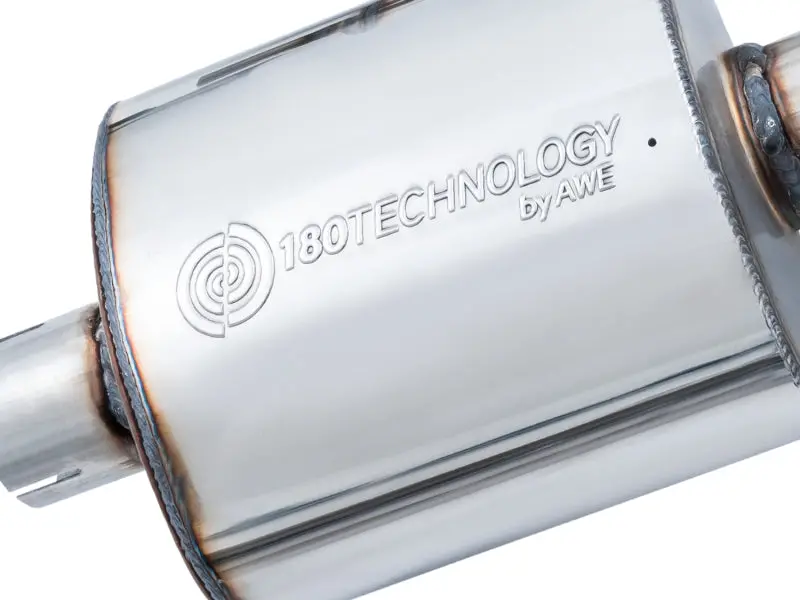 Awe Tuning Audi B9 A5 Touring Edition Exhaust Dual Outlet - Diamond Black Tips (Includes Dp) 2