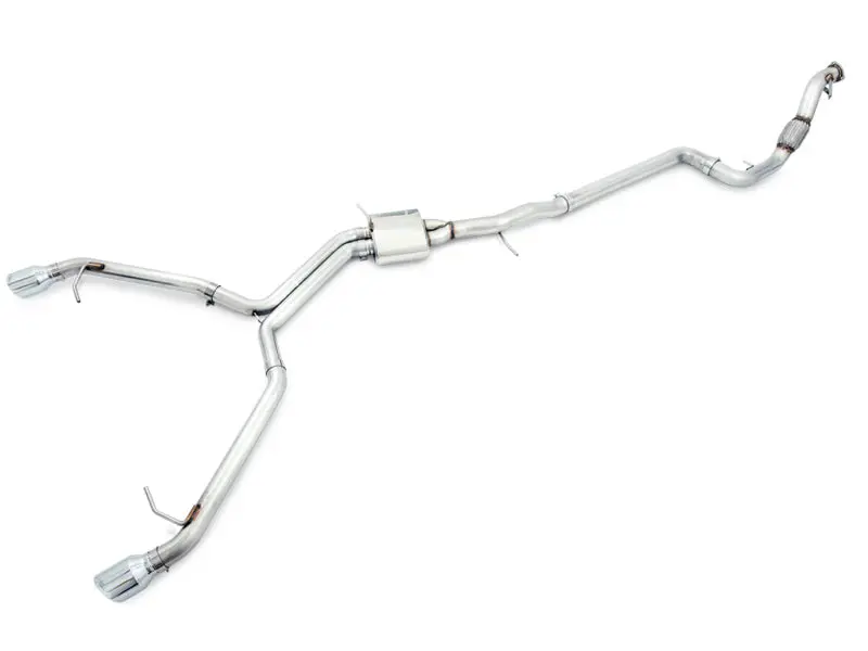 Awe Tuning Audi B9 A5 Track Edition Exhaust Dual Outlet - Chrome Silver Tips (Includes Dp) 1