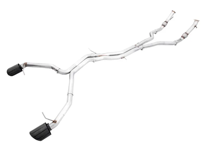 Awe Tuning Audi B9 Rs5 Sportback Track Edition Exhaust- Non Resonated - Diamond Black Rs-Style Tips 1