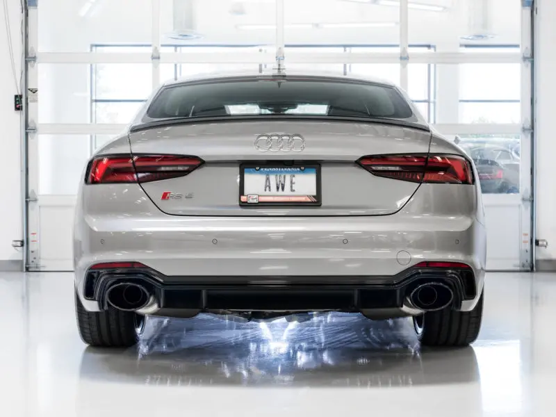 Awe Tuning Audi B9 Rs5 Touring Edition Exhaust - W/ Diamond Black Rs Tips 2