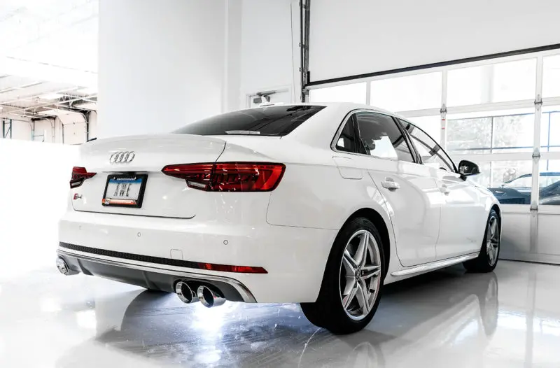 Awe Tuning Audi B9 S5 Sportback Touring Edition Exhaust - Non-Resonated (Black 102Mm Tips) 2