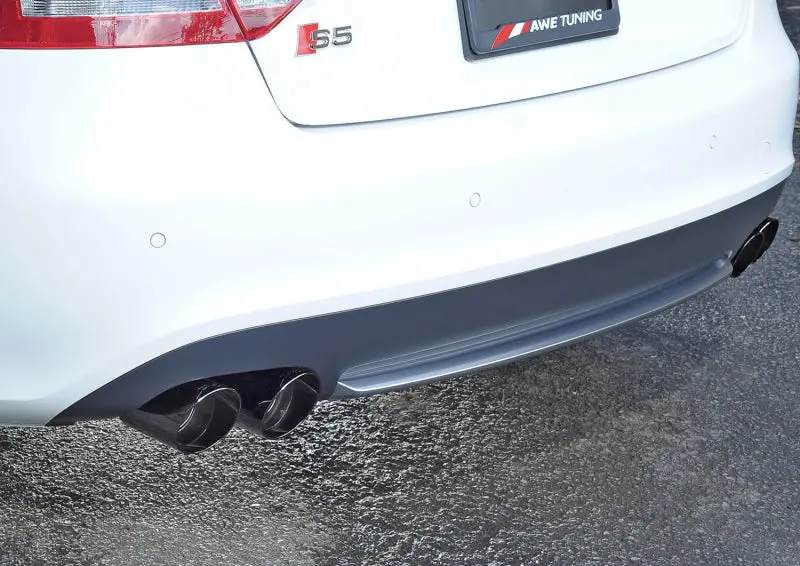 Awe Tuning B8 / B8.5 S5 Cabrio Touring Edition Exhaust - Non-Resonated - Diamond Black Tips 2
