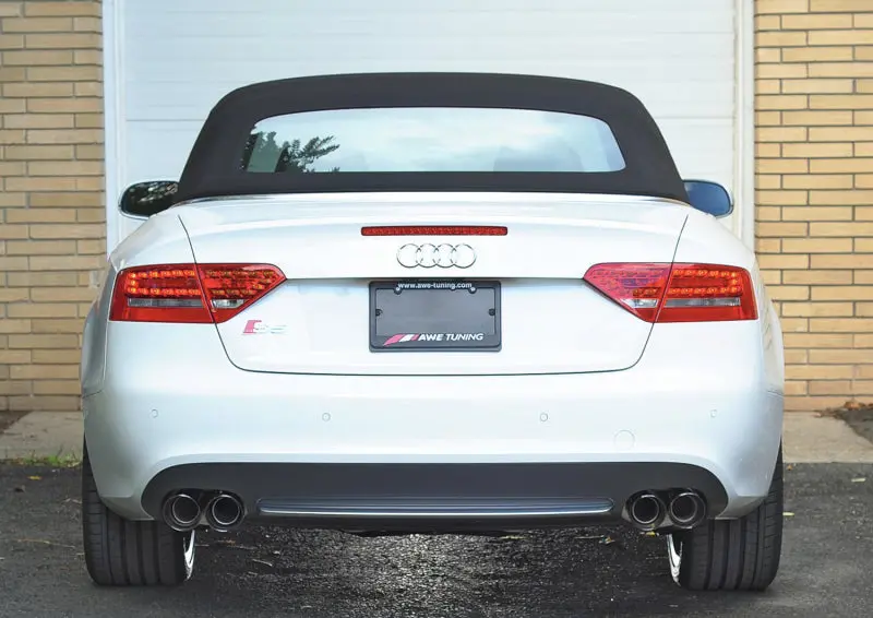 Awe Tuning B8 / B8.5 S5 Cabrio Touring Edition Exhaust - Resonated - Diamond Black Tips 2