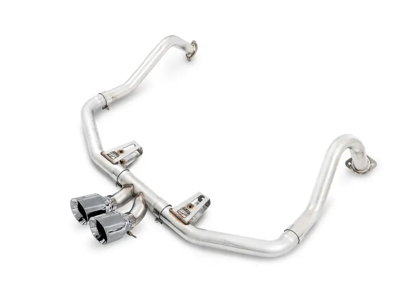 Awe Tuning Porsche 718 Boxster / Cayman Track Edition Exhaust - Chrome Silver Tips 1