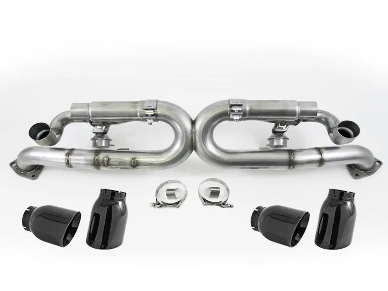 Awe Tuning Porsche 991 Switchpath Exhaust For Non-Pse Cars Diamond Black Tips 1