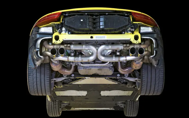 Awe Tuning Porsche 991 Switchpath Exhaust For Non-Pse Cars Diamond Black Tips 2
