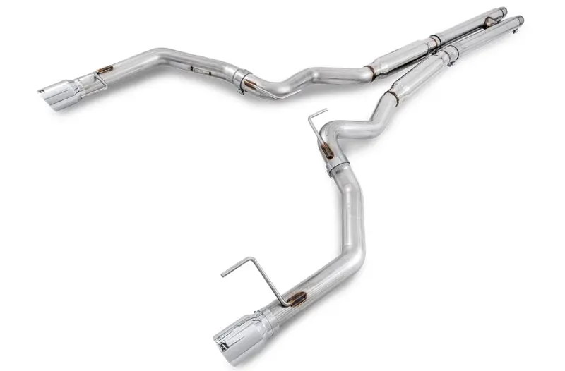 Awe Tuning S550 Mustang Gt Cat-Back Exhaust - Track Edition (Chrome Silver Tips) 1
