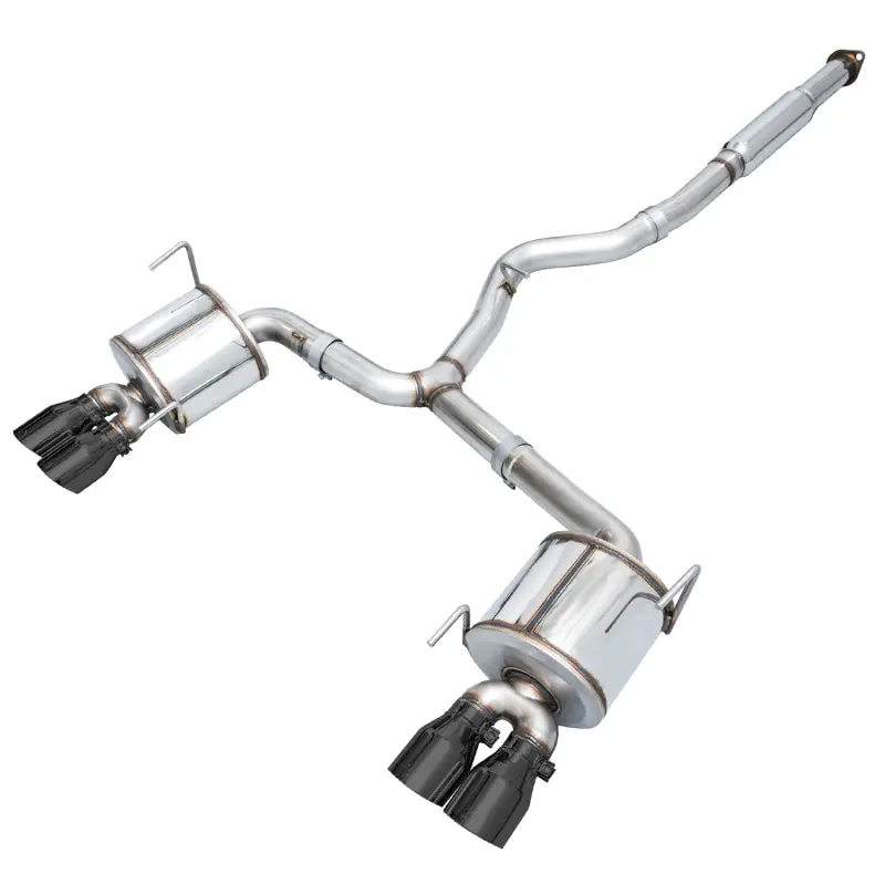 Awe Tuning Subaru Sti Va / Wrx Gv / Sti Gv Sedan Touring Edition Exhaust - Diamond Black Tip (102Mm) 1