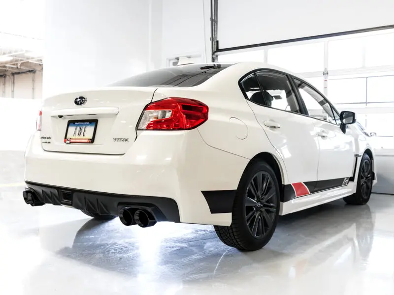 Awe Tuning Subaru Wrx/Sti Va/Gv Sedan Track Edition Exhaust - Diamond Black Tips (102Mm) 2