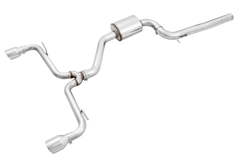 Awe Tuning Volkswagen Gti Mk7.5 2.0T Track Edition Exhaust W/Chrome Silver Tips 102Mm 1