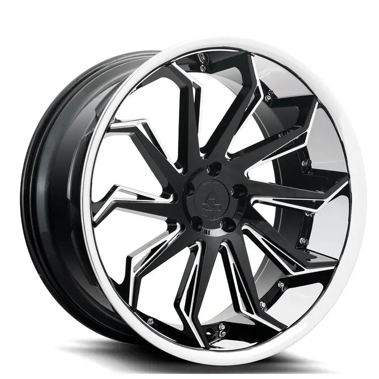 Azad Az1101 Black Machine Face W/ Silver Steel Lip 1