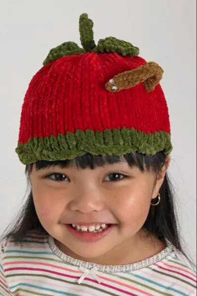 Baby Animal Apple Hat Pattern (Knit) 1