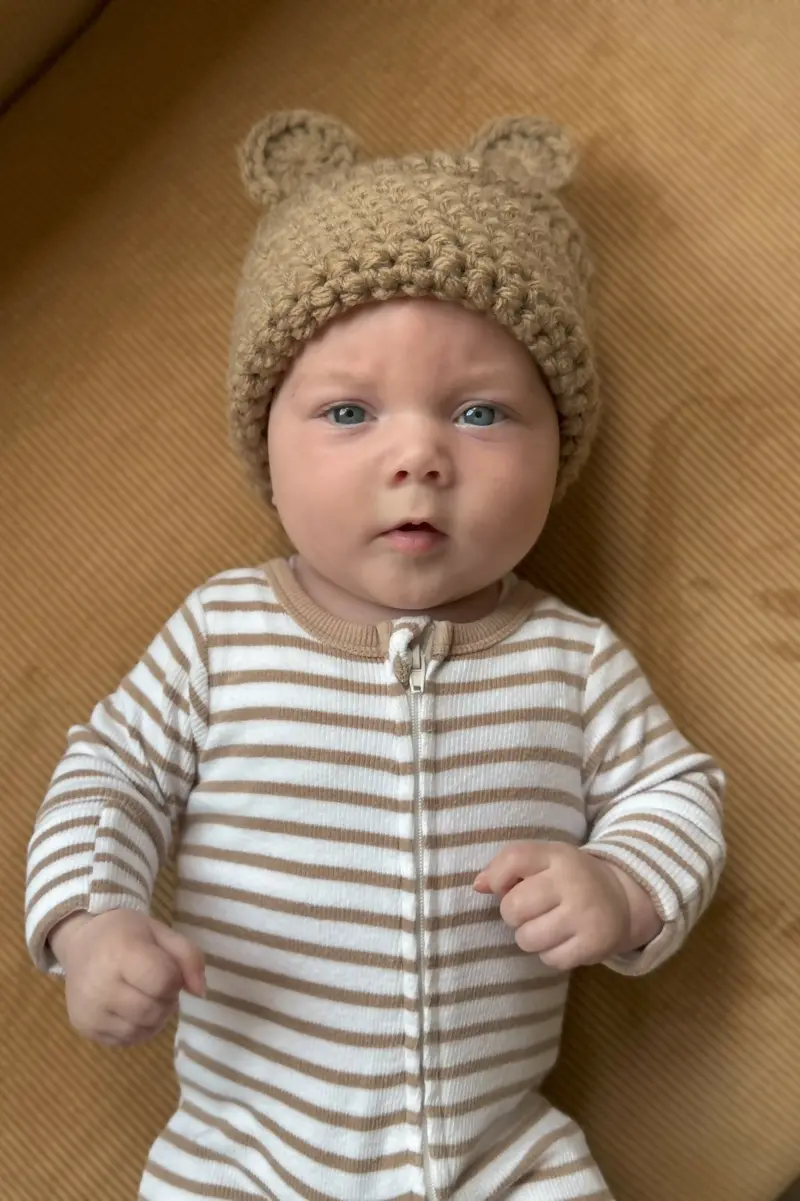 Baby Bowie Beanie Pattern (Crochet) 1