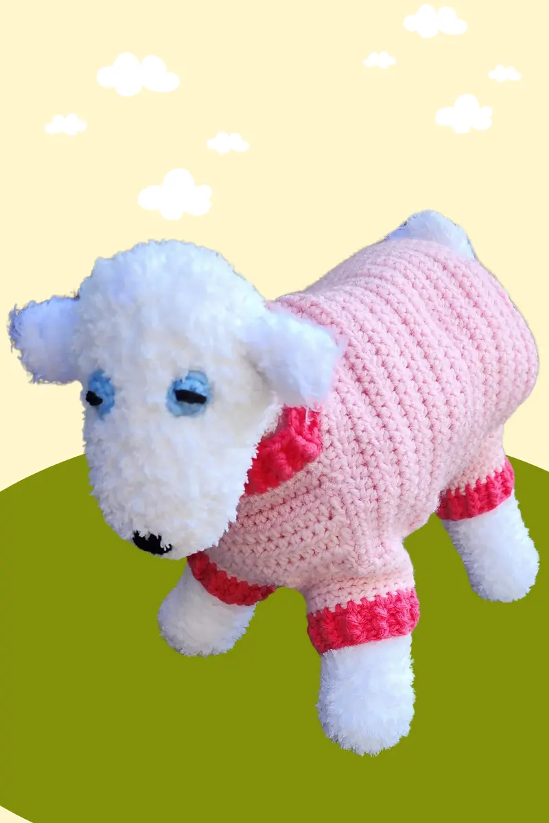 Baby Goat In Pajamas Amigurumi (Crochet) 1