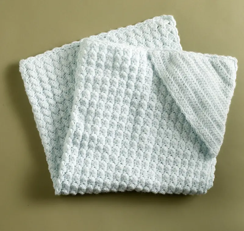 Baby Popcorn Afghan Pattern (Crochet) 1
