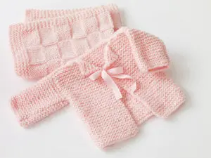 Babys First Cardigan Pattern (Knit) 1