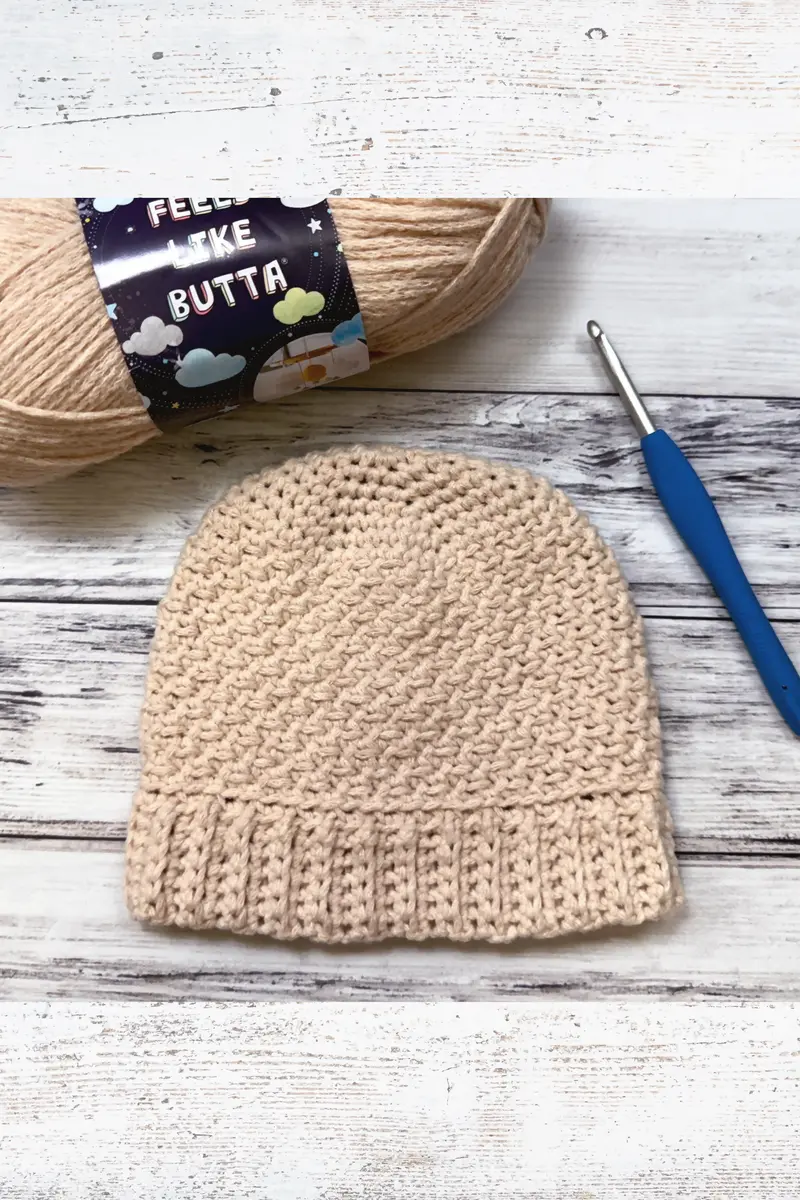 Basic Crochet Baby Beanie (Crochet) 1