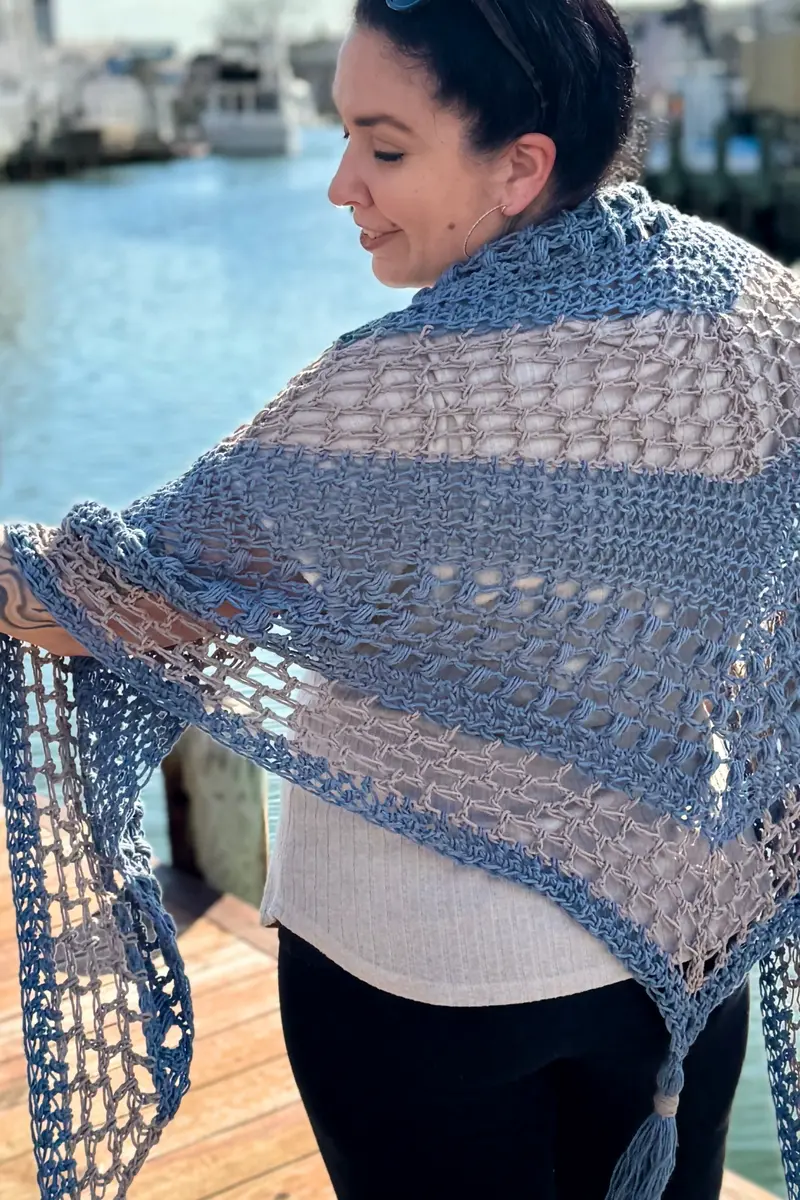 Bayshore Shawl (Crochet) 1