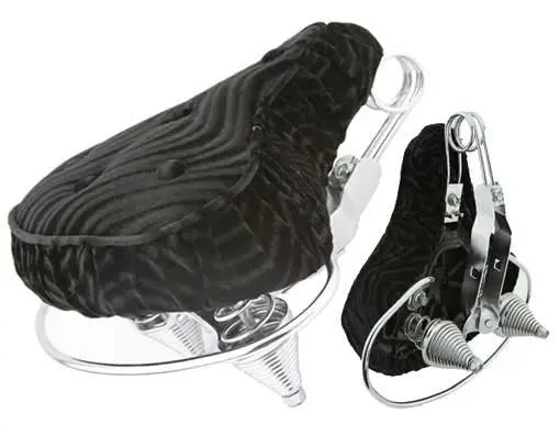 Beach Cruisers Saddle Velour Black. 1