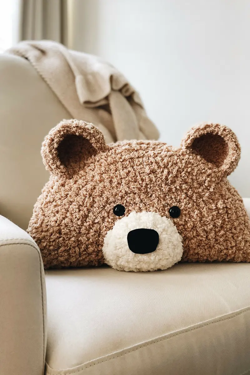 Bear Pillow (Crochet) 1
