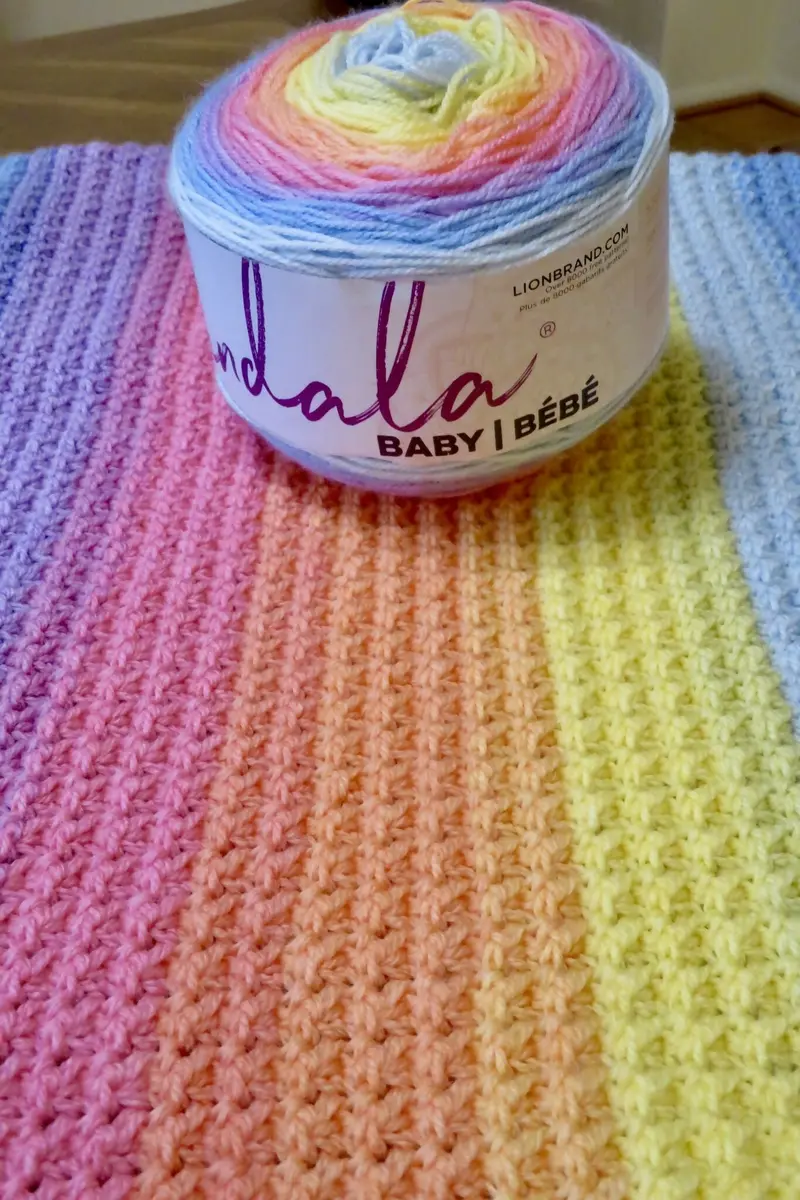 Bedtime Dreams Mandala Baby Blanket (Crochet) 2